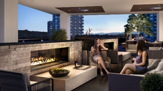 NEW LUXURY 1 BEDROOM CONDO FOR RENT. 5 MINUTE WALK TO METROTOWN SKYTRAIN STATION-1